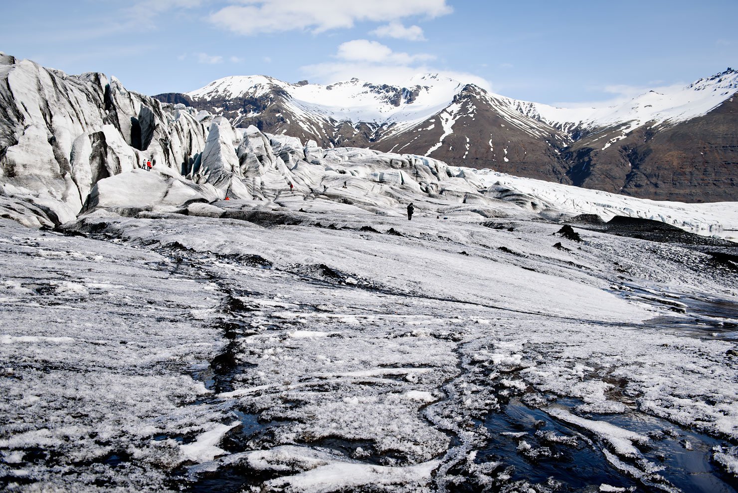 Road Trip in Iceland, the South Coast. Skaftafellsjokull Glacier.