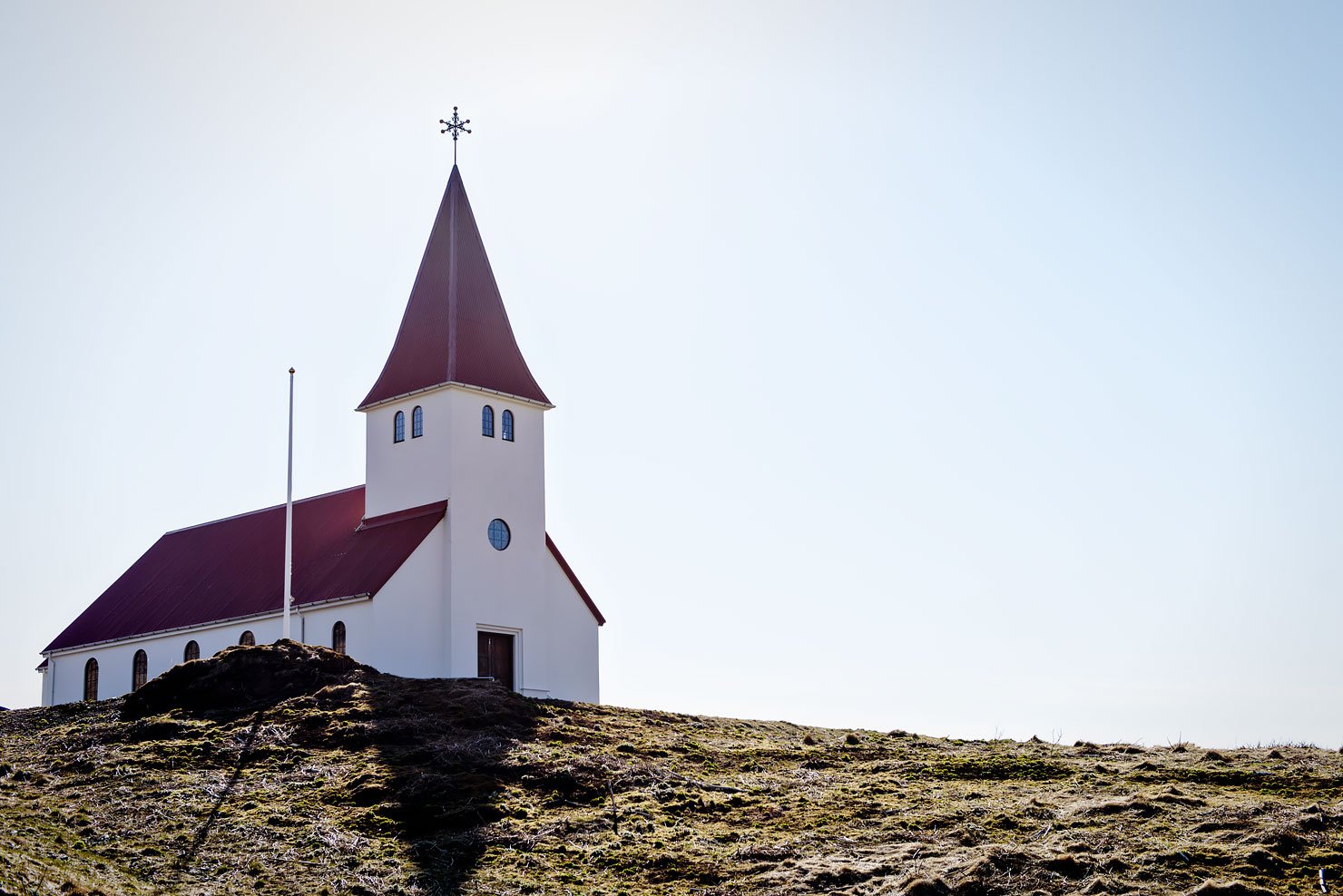 Road Trip in Iceland, the South Coast. Church in Vic.