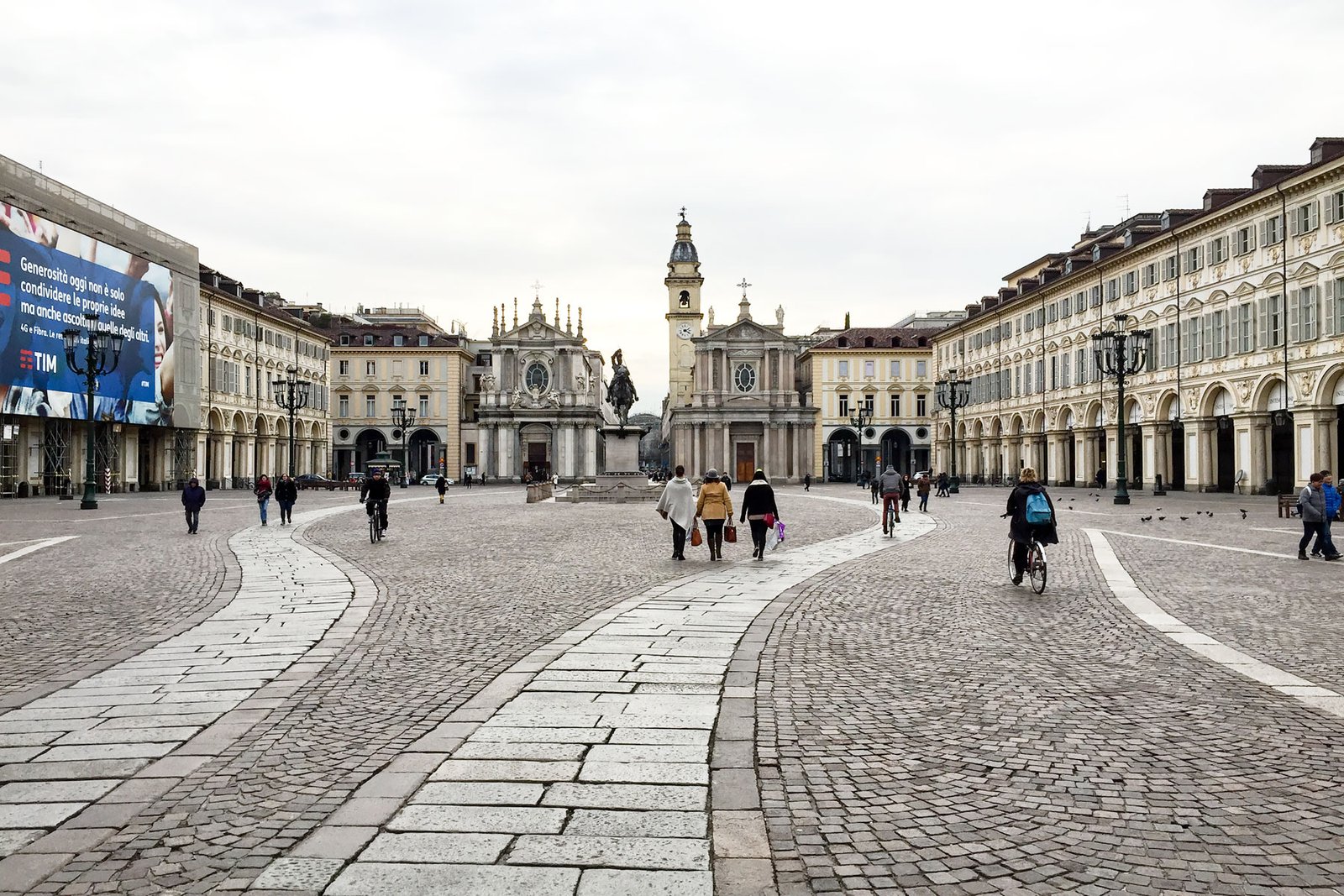 Piazza San Carlo in Turin.