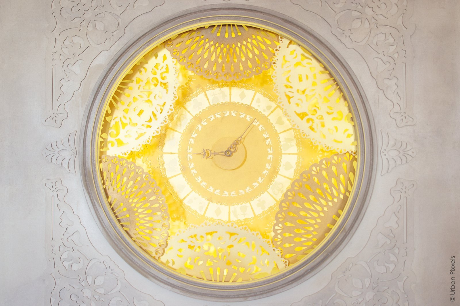 Clock in Kensington Palace London