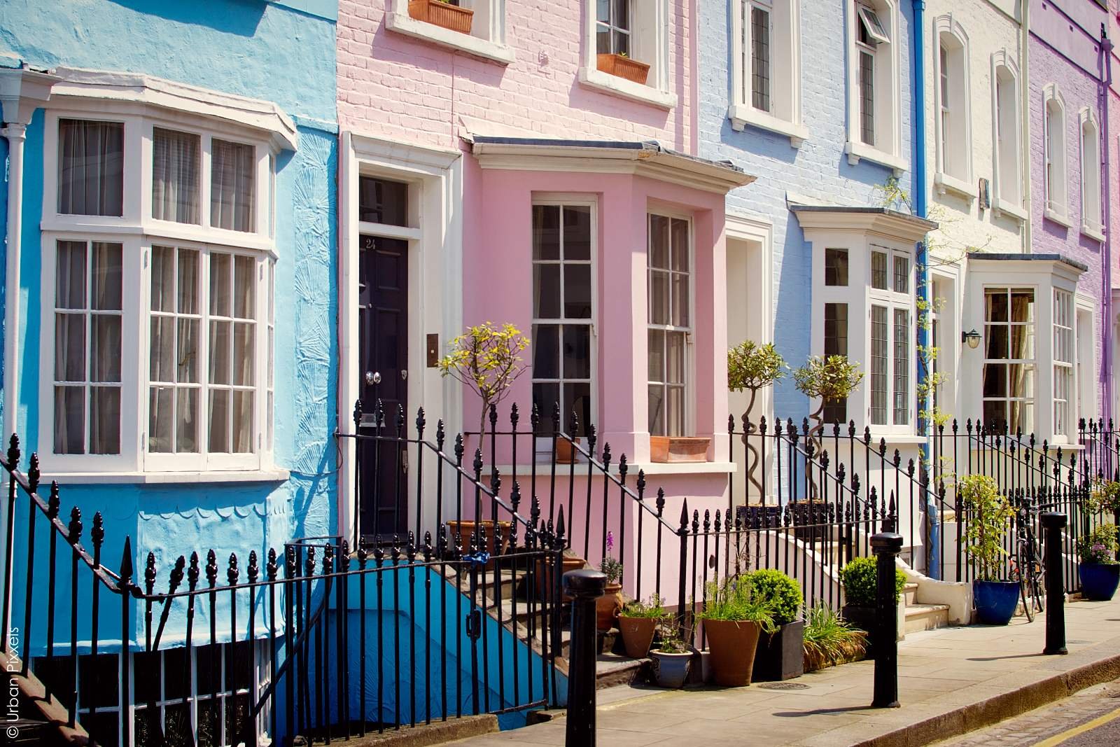 Colourful houses