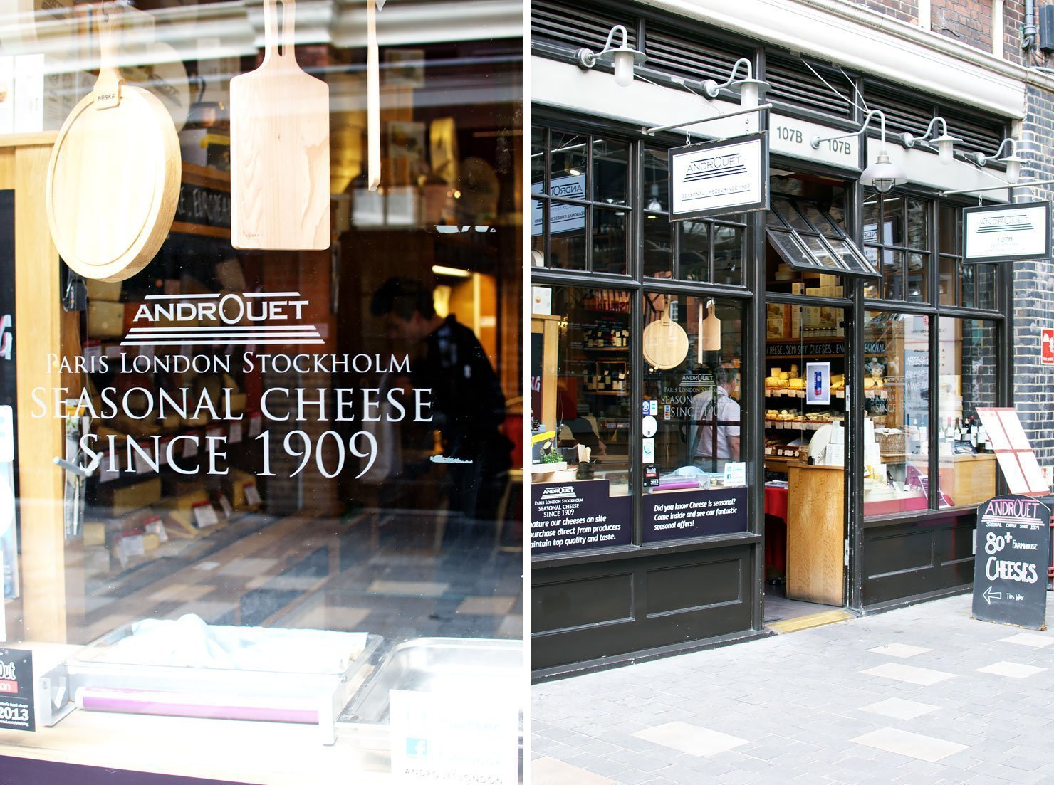 Review Eating London East End Food Tour: Androuet cheese
