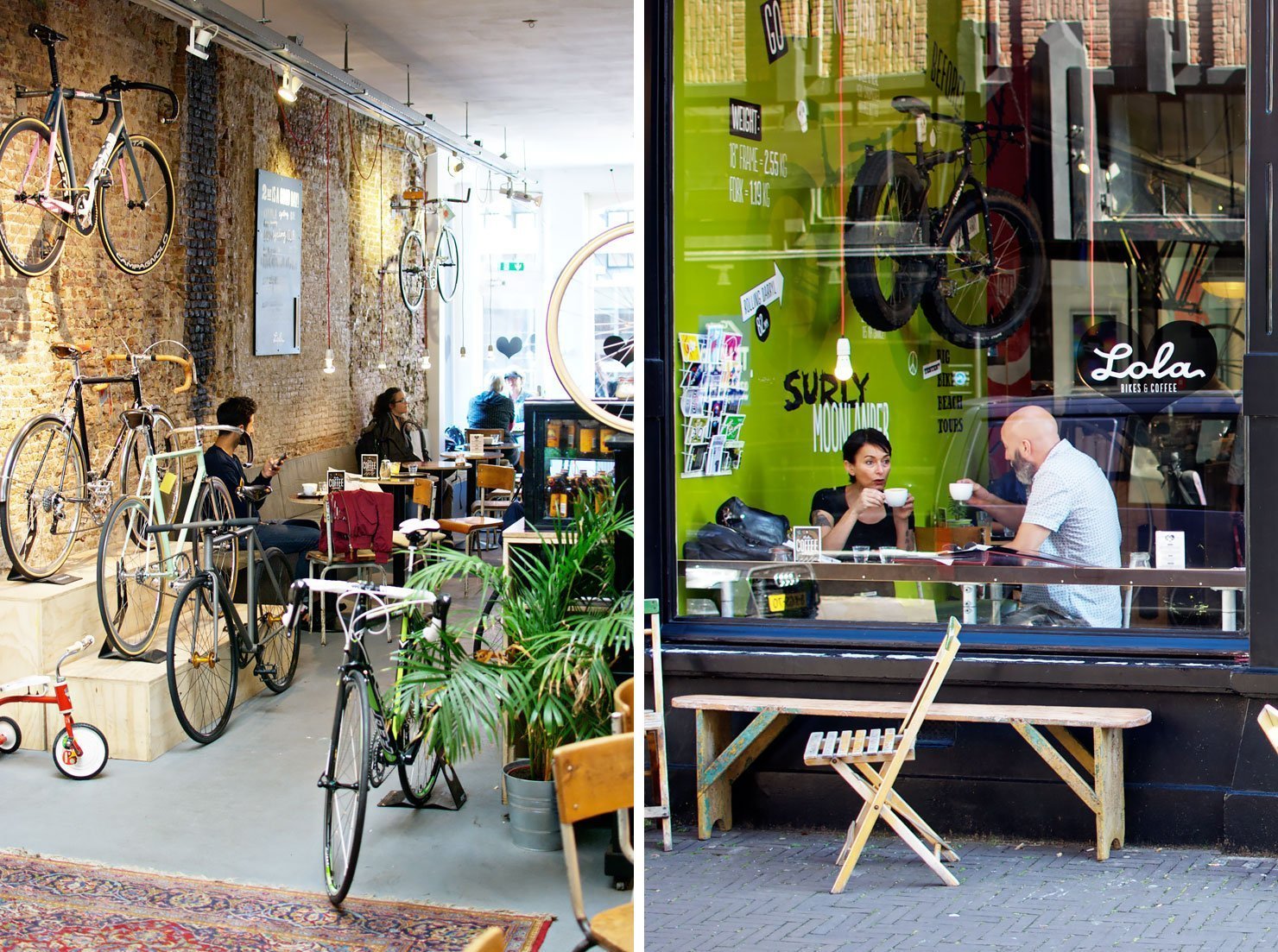 Coffee hotspot in Den Haag: Lola Bikes and Coffee on the Noordeinde