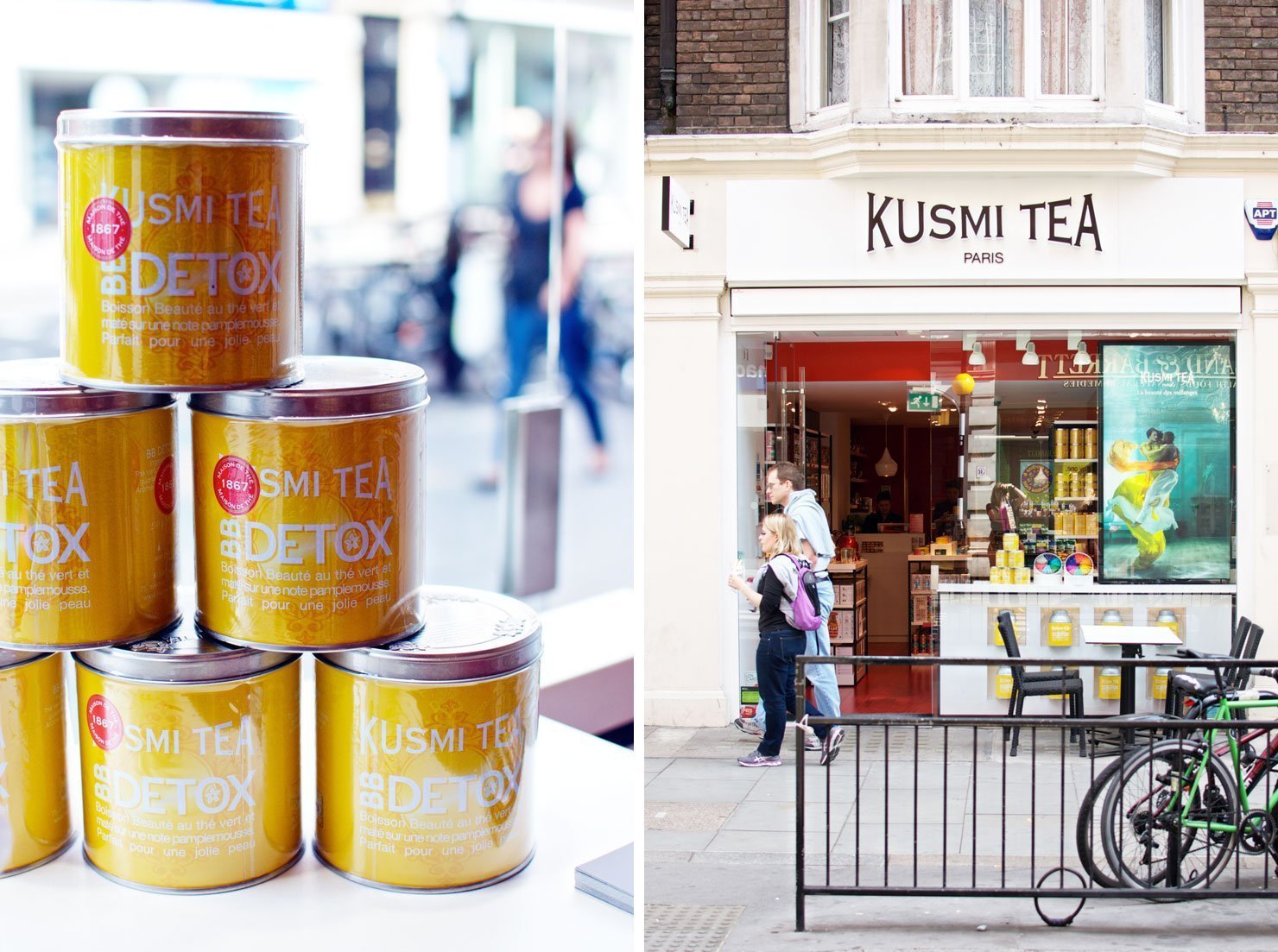 Kusmi Tea flagship store in Marylebone London