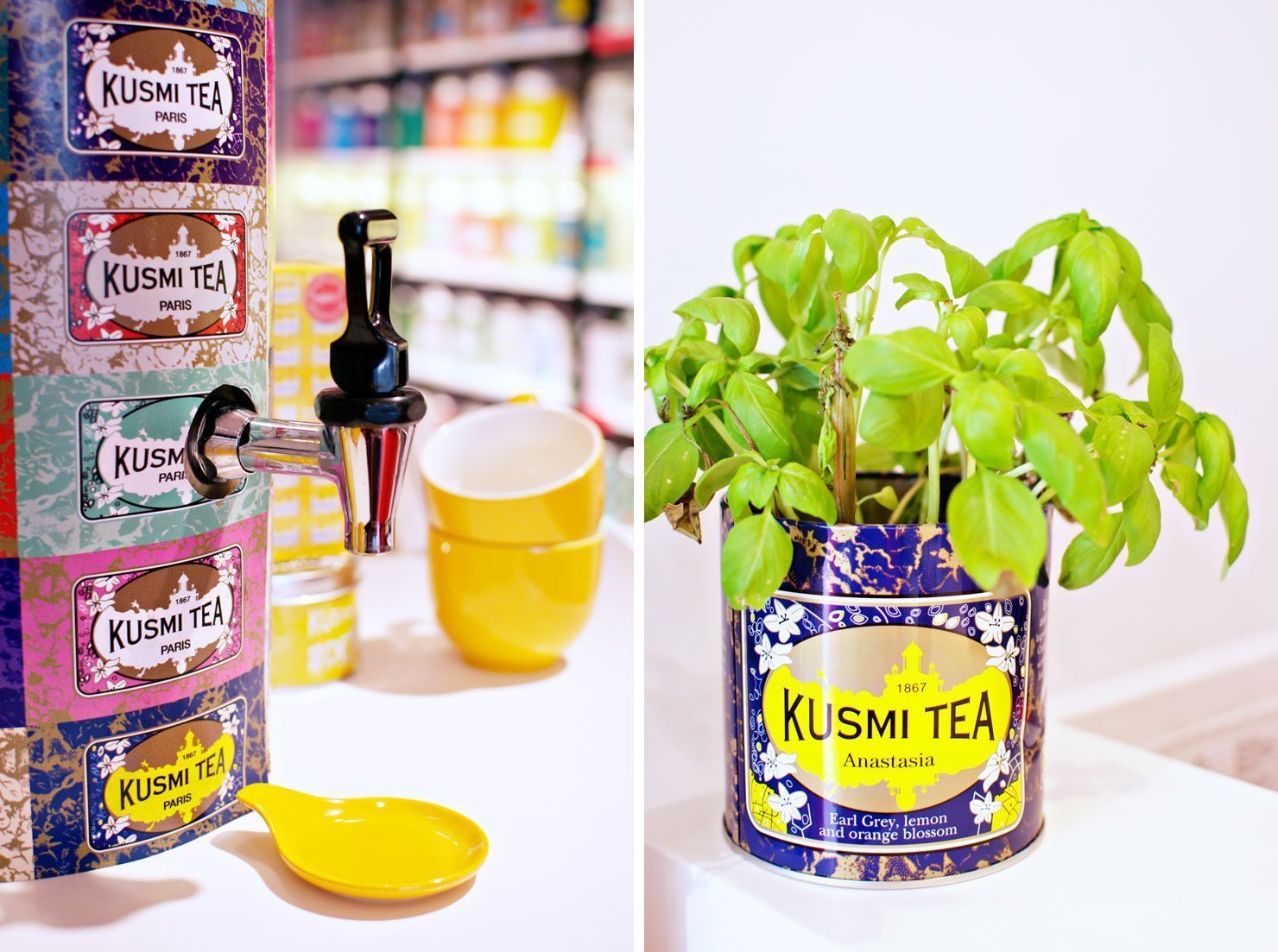 Kusmi Tea store in Marylebone, London