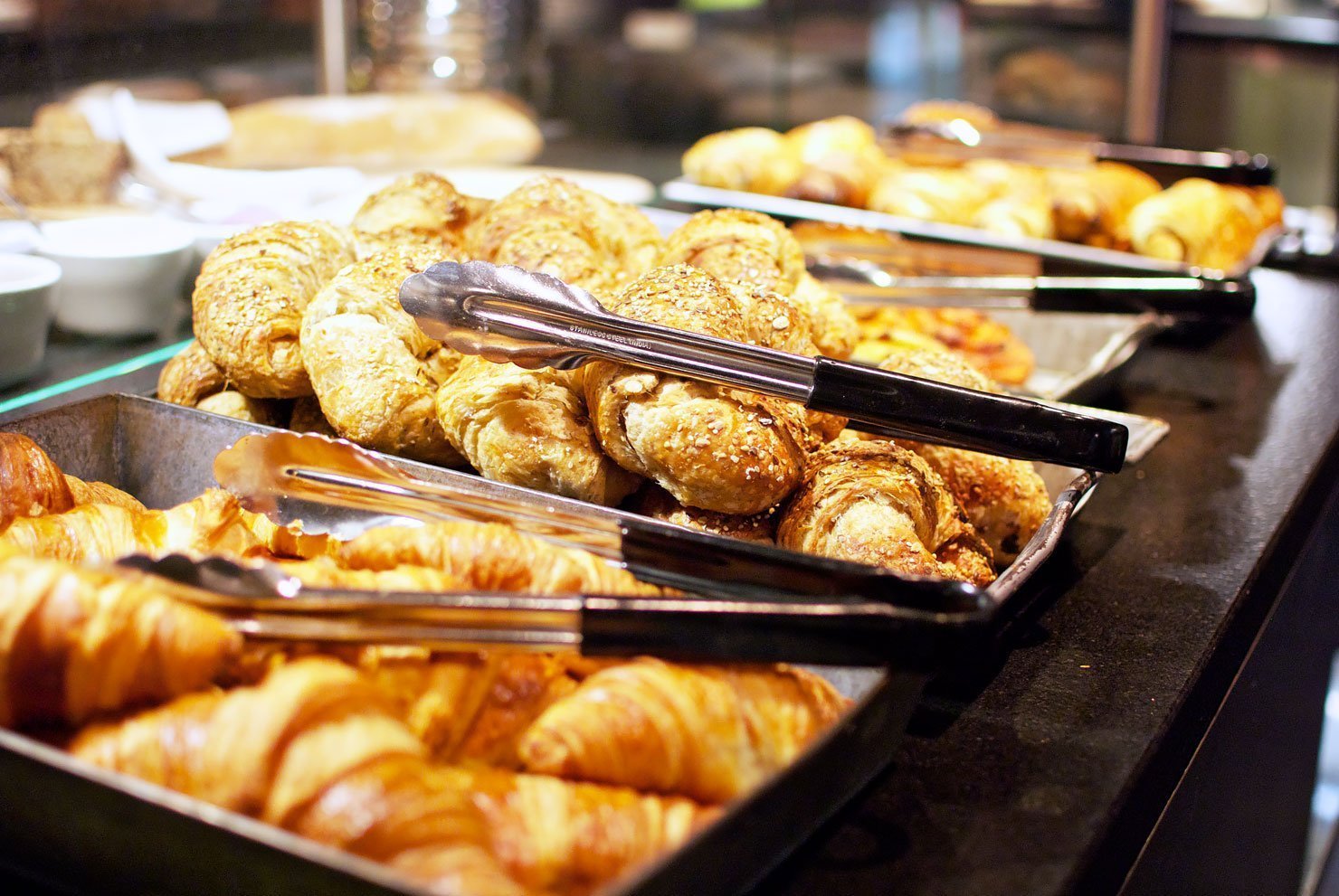 Fresh croissants for breakfast at citizenM hotel New York