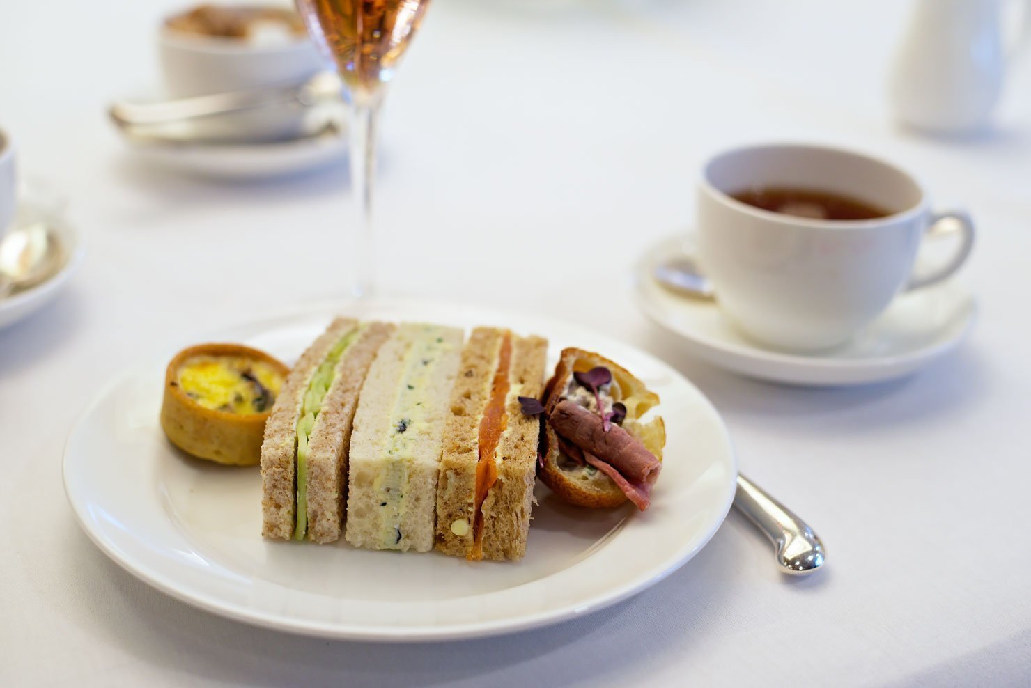 Afternoon Tea sandwiches at the Lancaster London Hotel #LDNBloggersTea