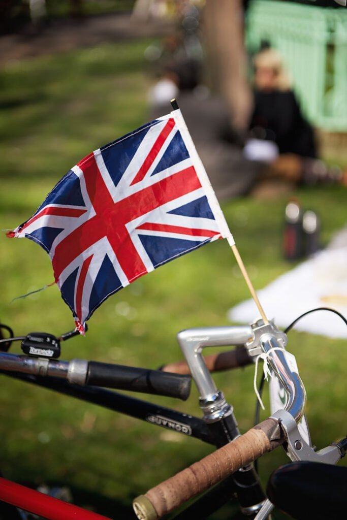 Tweed Run London 2015 - English flag