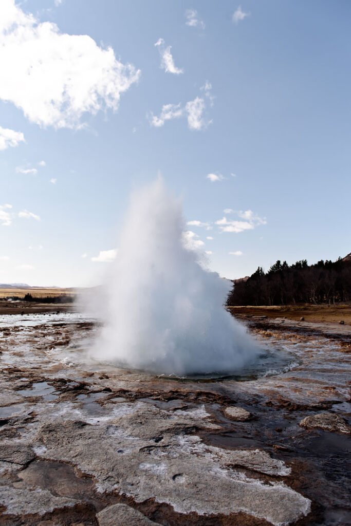 Road Trip in Iceland. The Golden Circle: Geysir