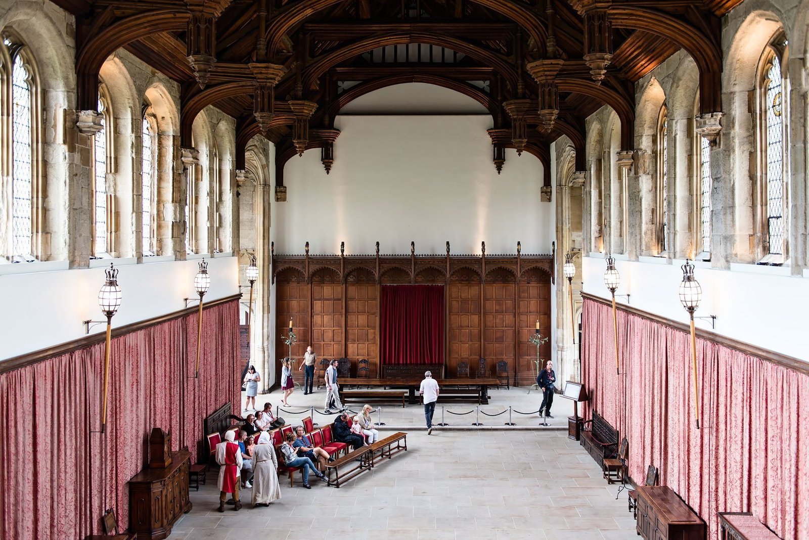 Minstrel's Gallery and medieval Great Hall at Eltham Palace in London