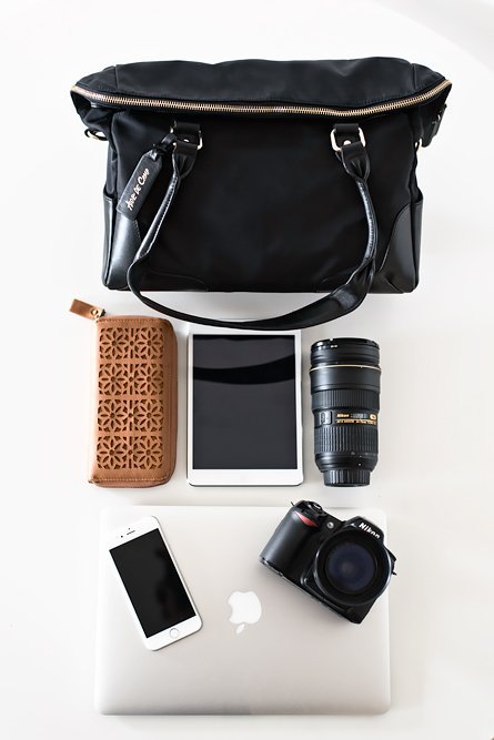 Stylish camera bag that looks like a handbag for women photographers: Leyden from Aide de Camp