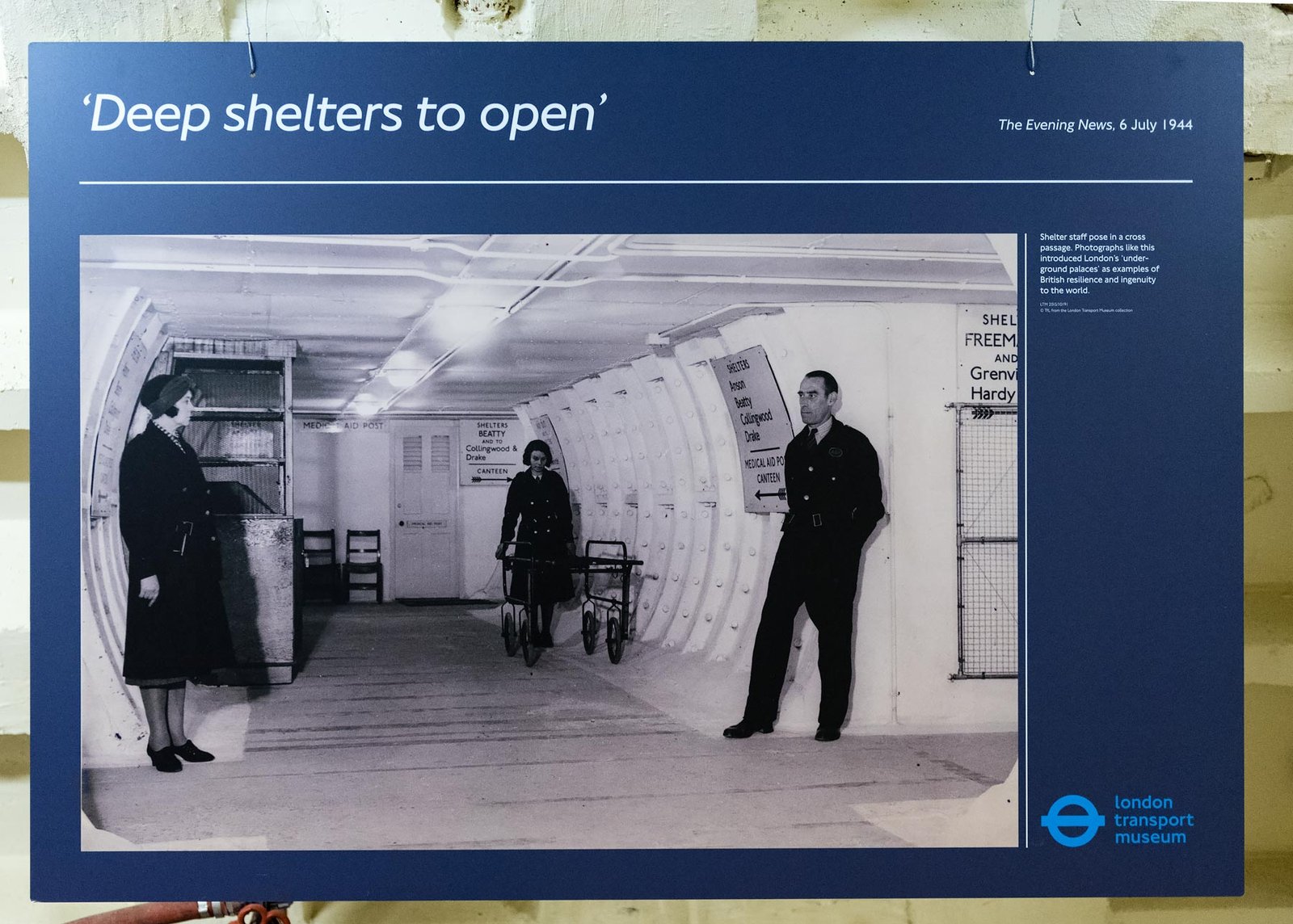 Inside London's Hidden Sights: Clapham South deep-level shelter. A secret London tour with Hidden London.
