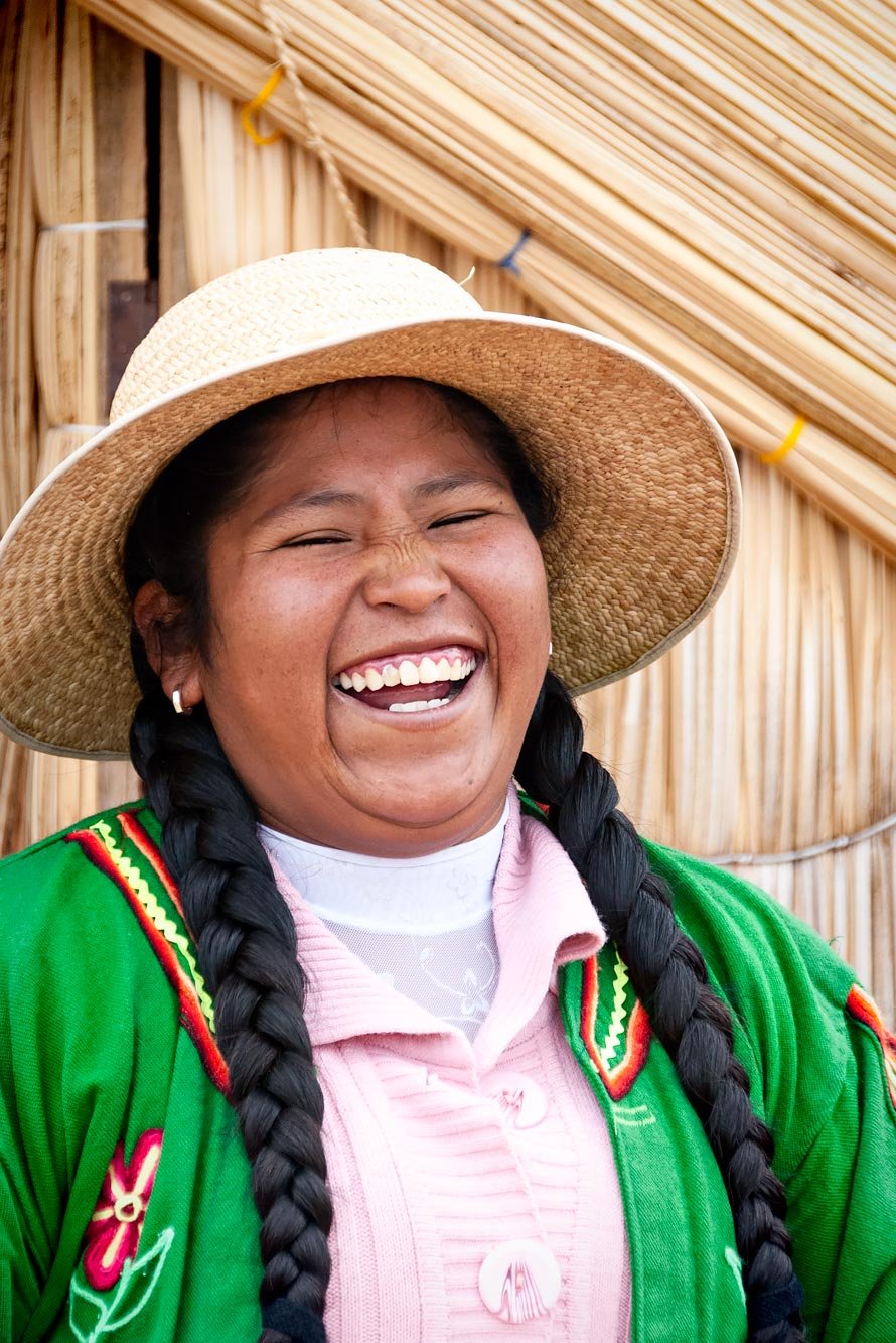 Peru - Uros Floating Islands on Lake Titicaca