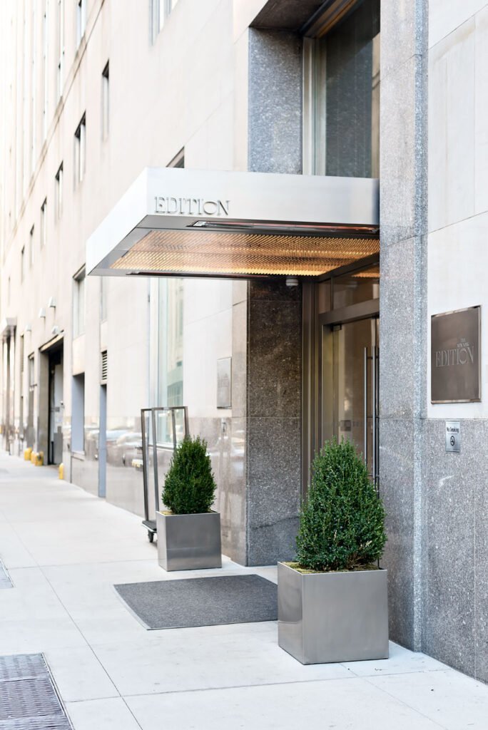 The New York EDITION, a luxury boutique hotel in New York City. Read the full review on Urban Pixxels.