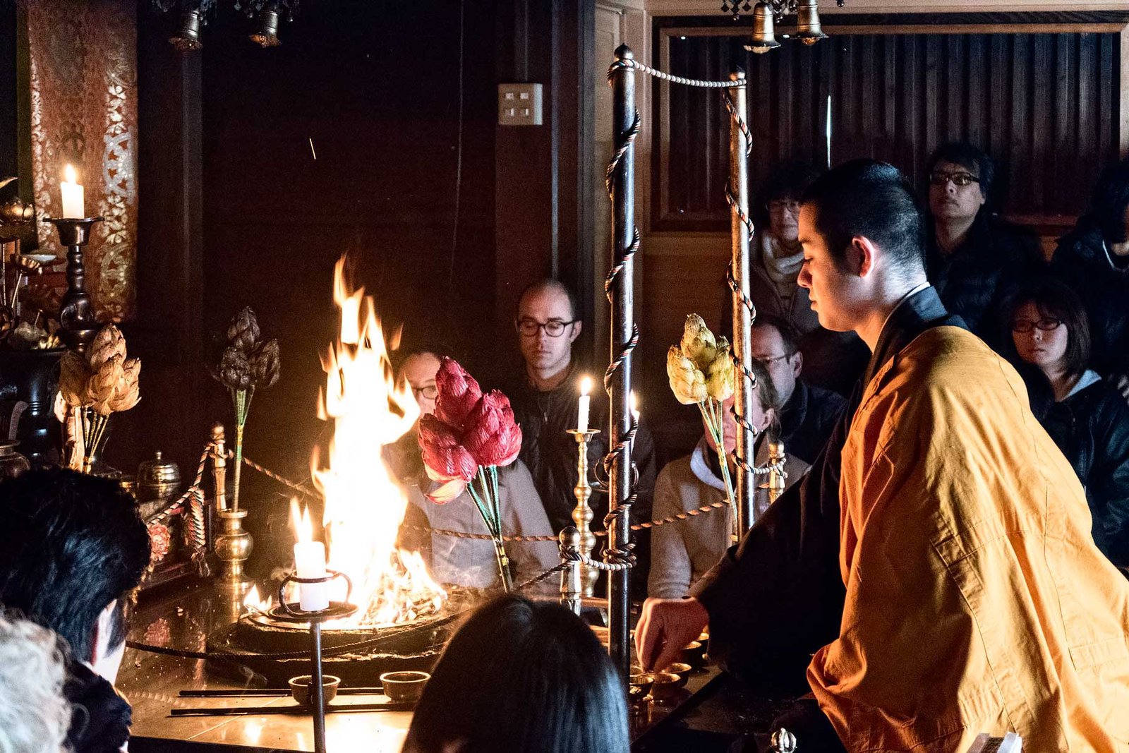 Koyasan Ekoin Temple Fire Ritual | Sleeping in a Japanese Buddhist temple: a unique stay you'll never forget