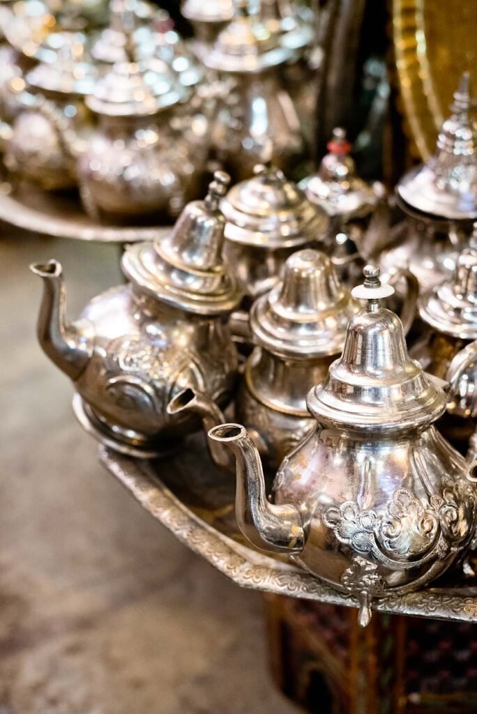 10 Amazing Things to Do in Marrakech (Marrakesh), Morocco - Silver teapots in the souk