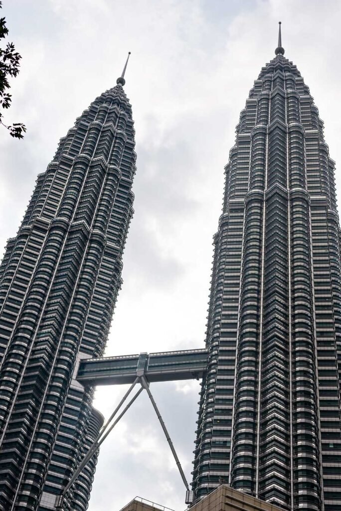 How to spend 3 amazing days in Kuala Lumpur, Malaysia - Petronas Twin Towers from KLCC Park