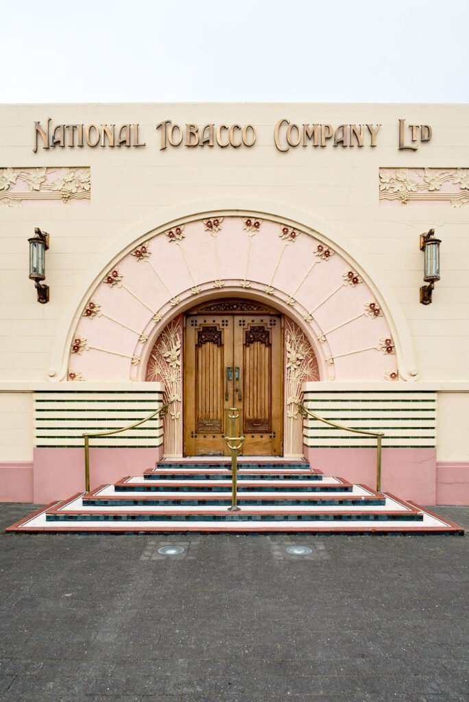 Art Deco Architecture in Napier, National Tobacco Company | New Zealand's North Island in 1 Week: Road Trip Highlights and Itinerary