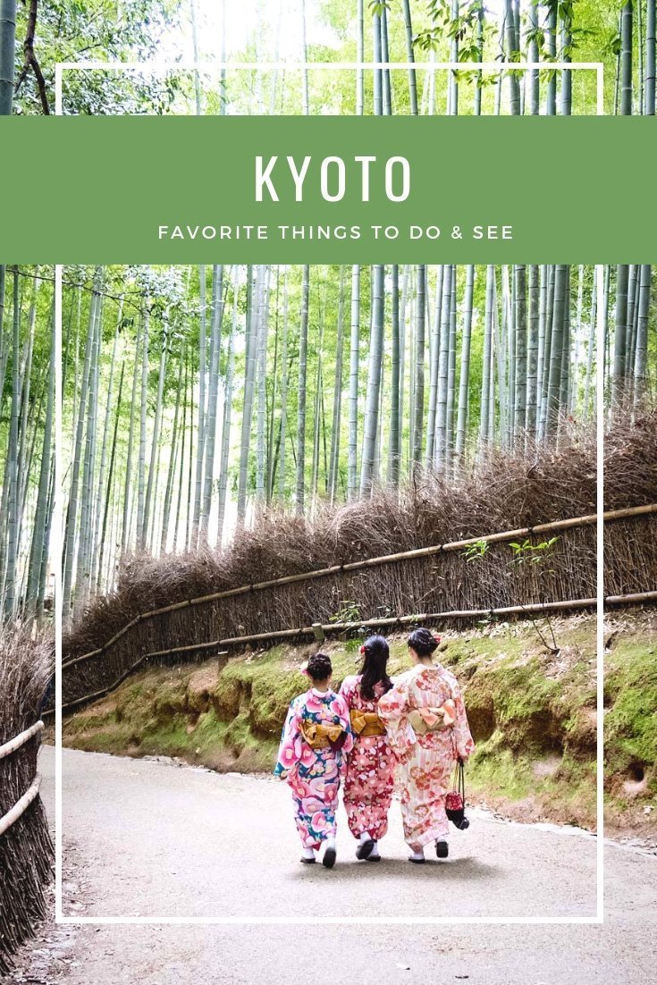 My 8 Favorite Things to Do and See in Kyoto. I love Kyoto. Compared to Tokyo, it feels smaller, friendlier, calmer and more traditional. Here are my favorite tips for your visit to Kyoto.
