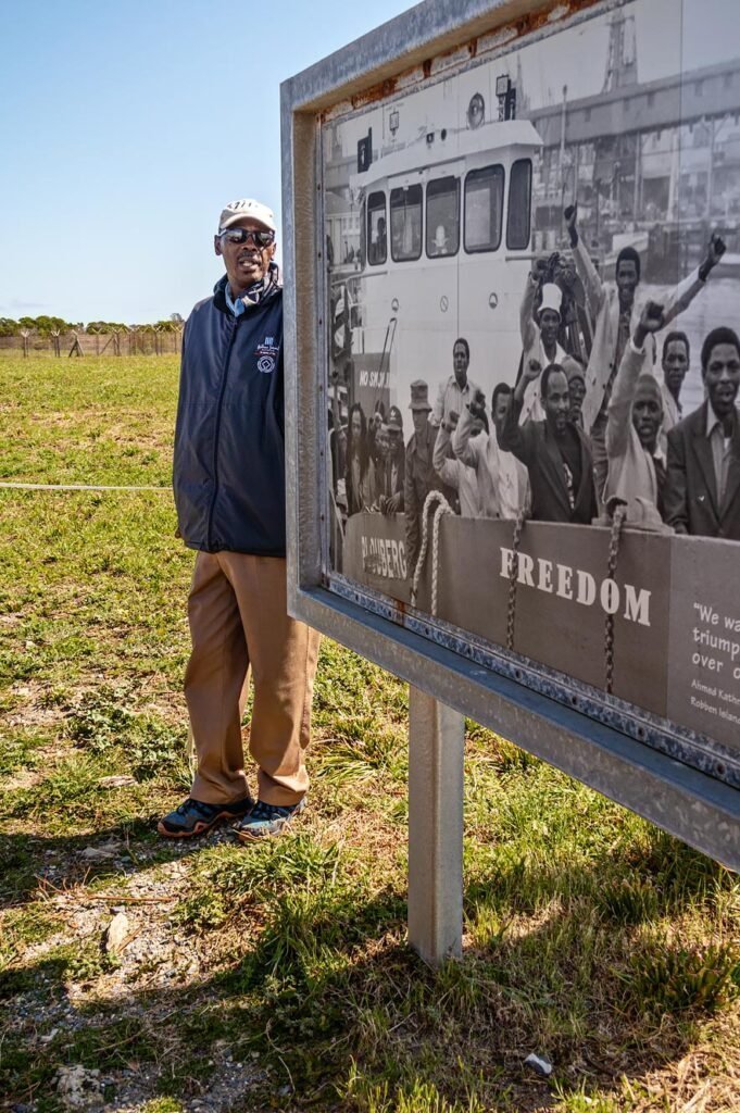 A Former Prisoner is a Tour Guide at Robben Island.