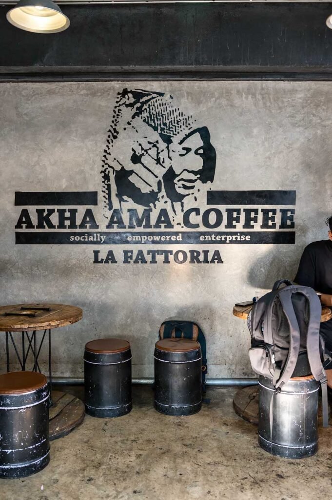 Akha Ama has some of the best coffee in Chiang Mai, but is also a social enterprise, supporting a hill tribe community in the North of Thailand.