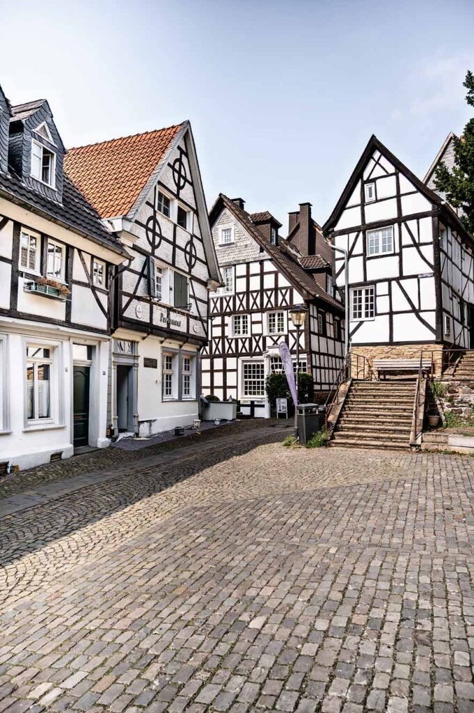 Mooie oude huizen in Kettwig Duitsland