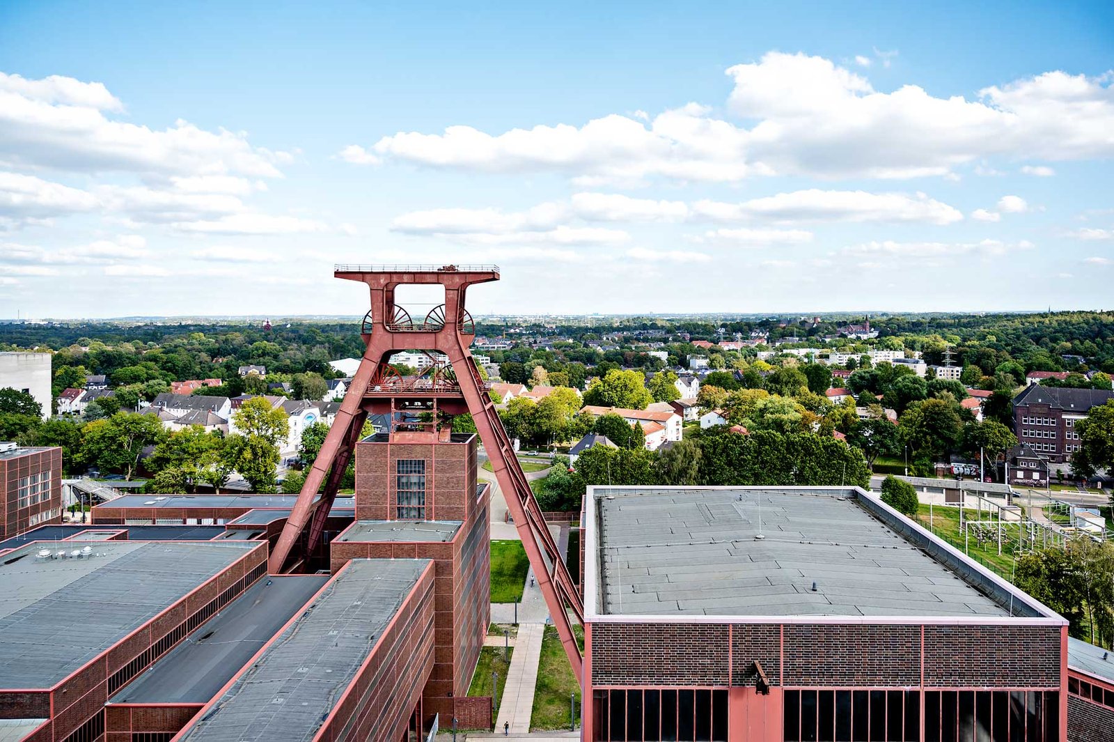 Industriecomplex Unesco Werelderfgoed Zollverein in Essen, Duitsland. Een van de interessantste plaatsen om te bezoeken in het Ruhrgebied.