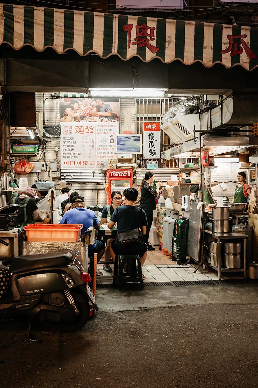 Feng Chia Night Market in Taichung, Taiwan. Een van de grootste avondmarkten in Taiwan.