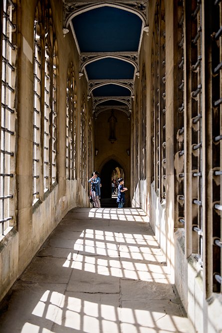 Fairytale Castle Colleges in Cambridge - The perfect day trip from London. Bridge of Sighs from the inside.