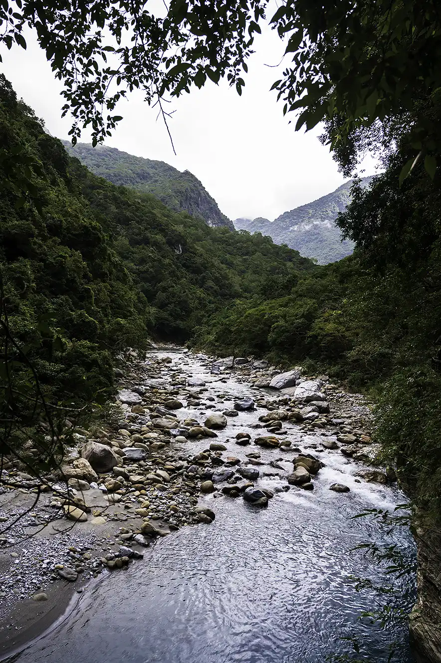 Shakadang River trail in Taroko Gorge