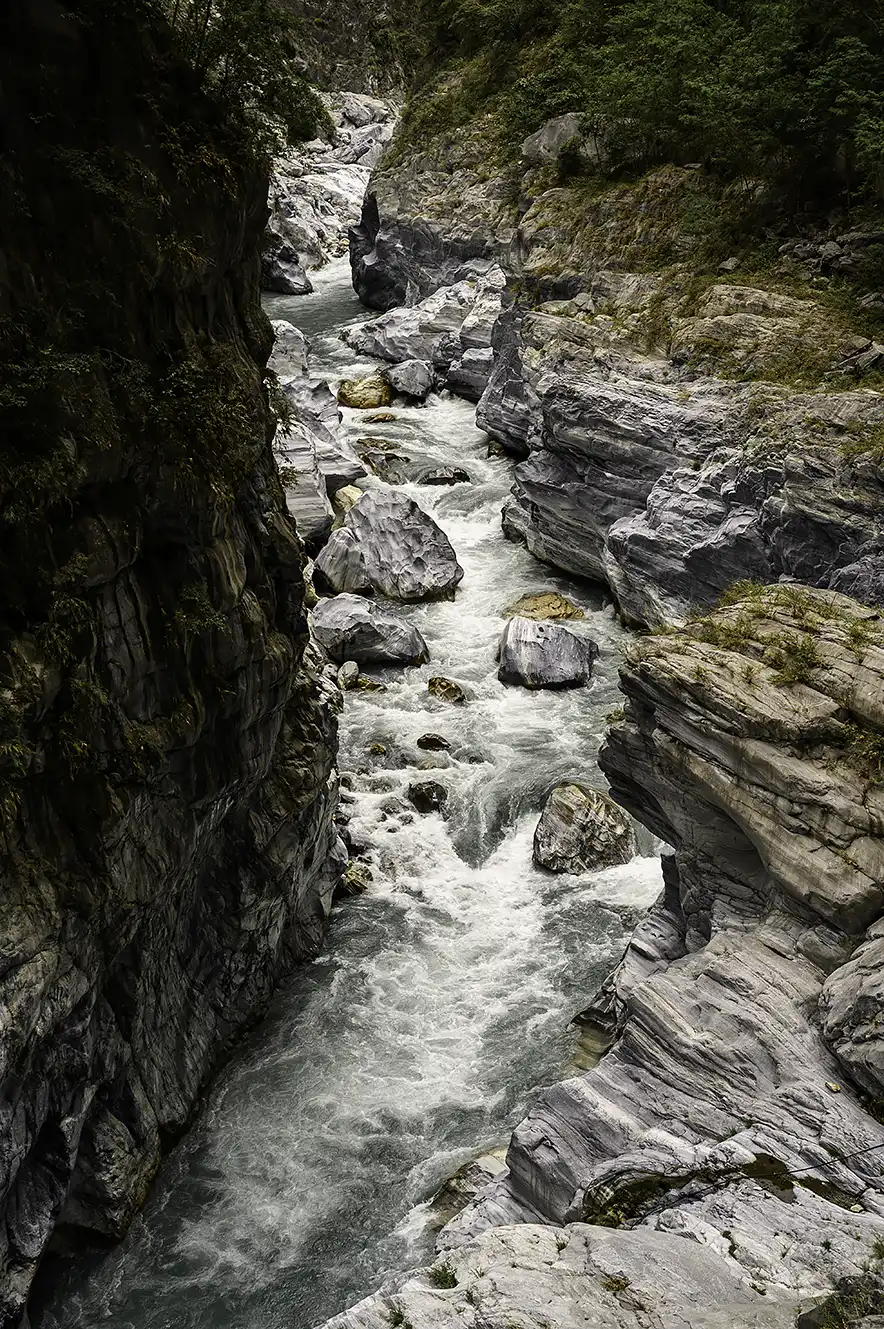 Tunnel of Nine Turns in Taroko Gorge National Park.