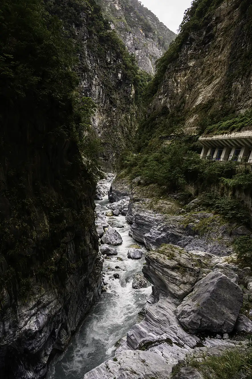 Tunnel of Nine Turns in Taroko Gorge National Park