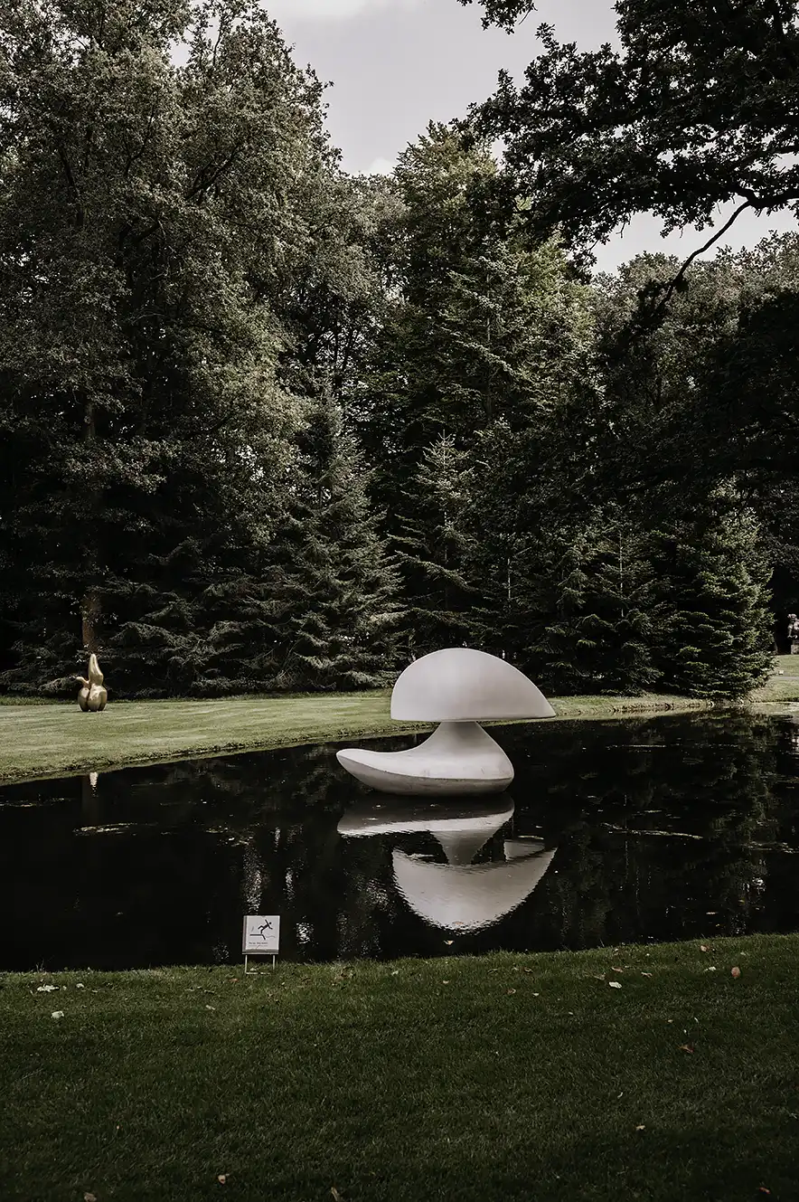 Sculpture garden at Kröller-Müller Museum in the National Park De Hoge Veluwe, The Netherlands