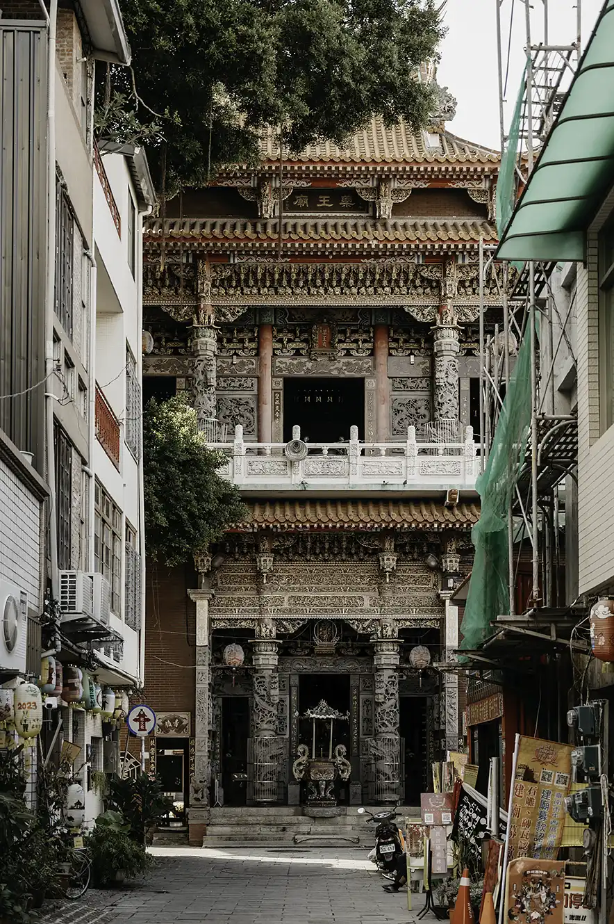 King of Medicine temple in Shennong Street in Tainan, Taiwan