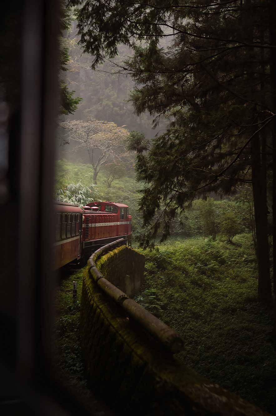 Alishan Forest Railway trein