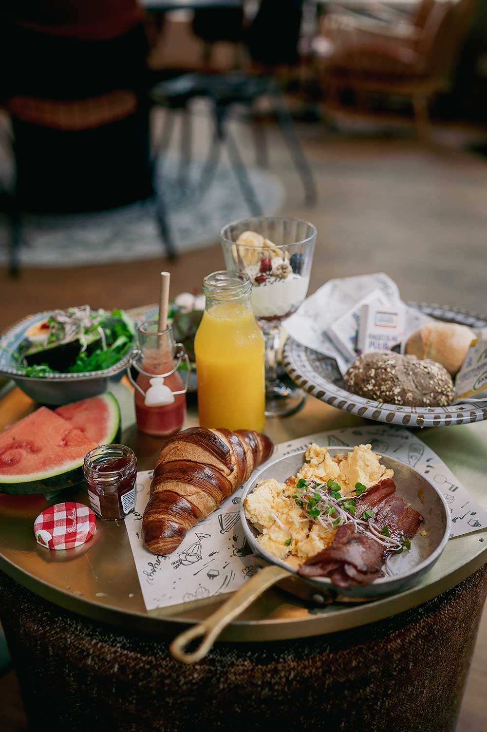 Breakfast at Boutique Hotel Finch in Deventer, the Netherlands. One of the best boutique hotels in the Netherlands