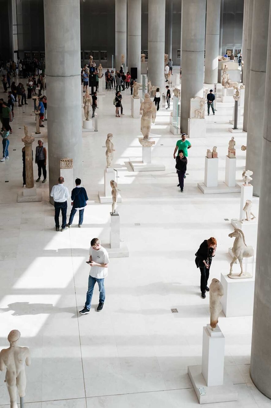 Acropolis Museum in Athene. Een van de leukste dingen om te doen in combinatie met een bezoek aan de Akropolis. 