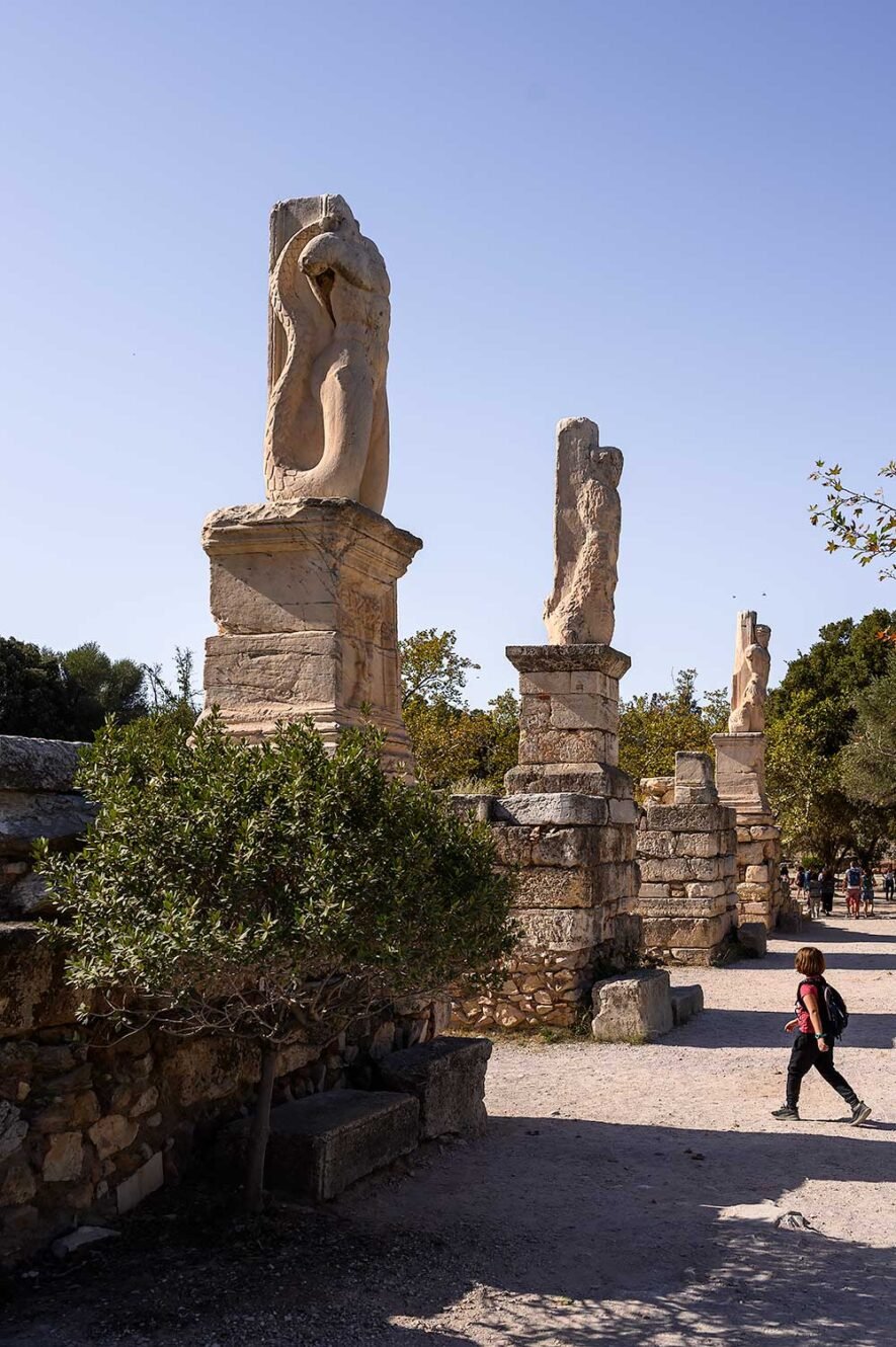 Oude Agora, een van de meest interessante bezienswaardigheden in Athene