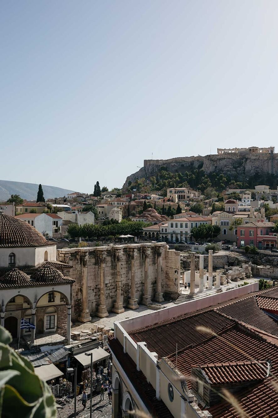 Hadrian's Bibliotheek in Athene