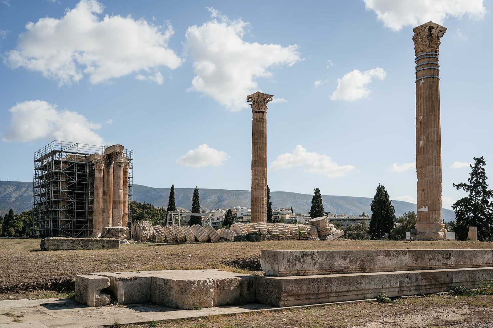 Olympeion (Tempel van Zeus) - een van de belangrijkste bezienswaardigheden in Athene