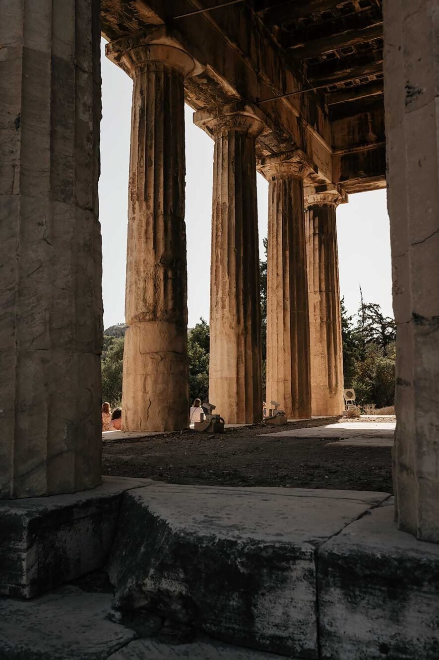 Tempel van Hephaistos bij de Oude Agora in Athene