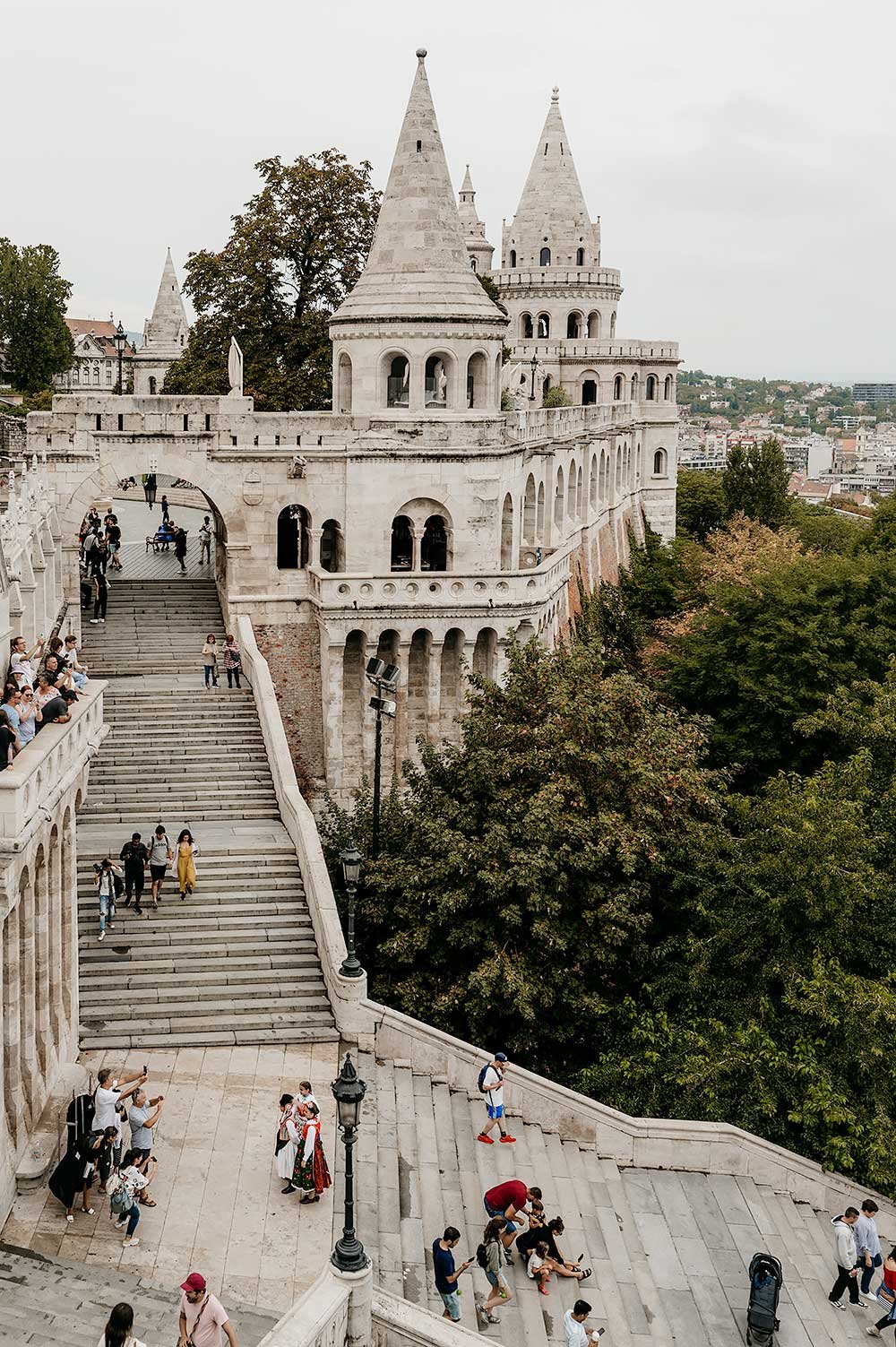 One of the best things to do in Budapest is visiting Fisherman's Bastion