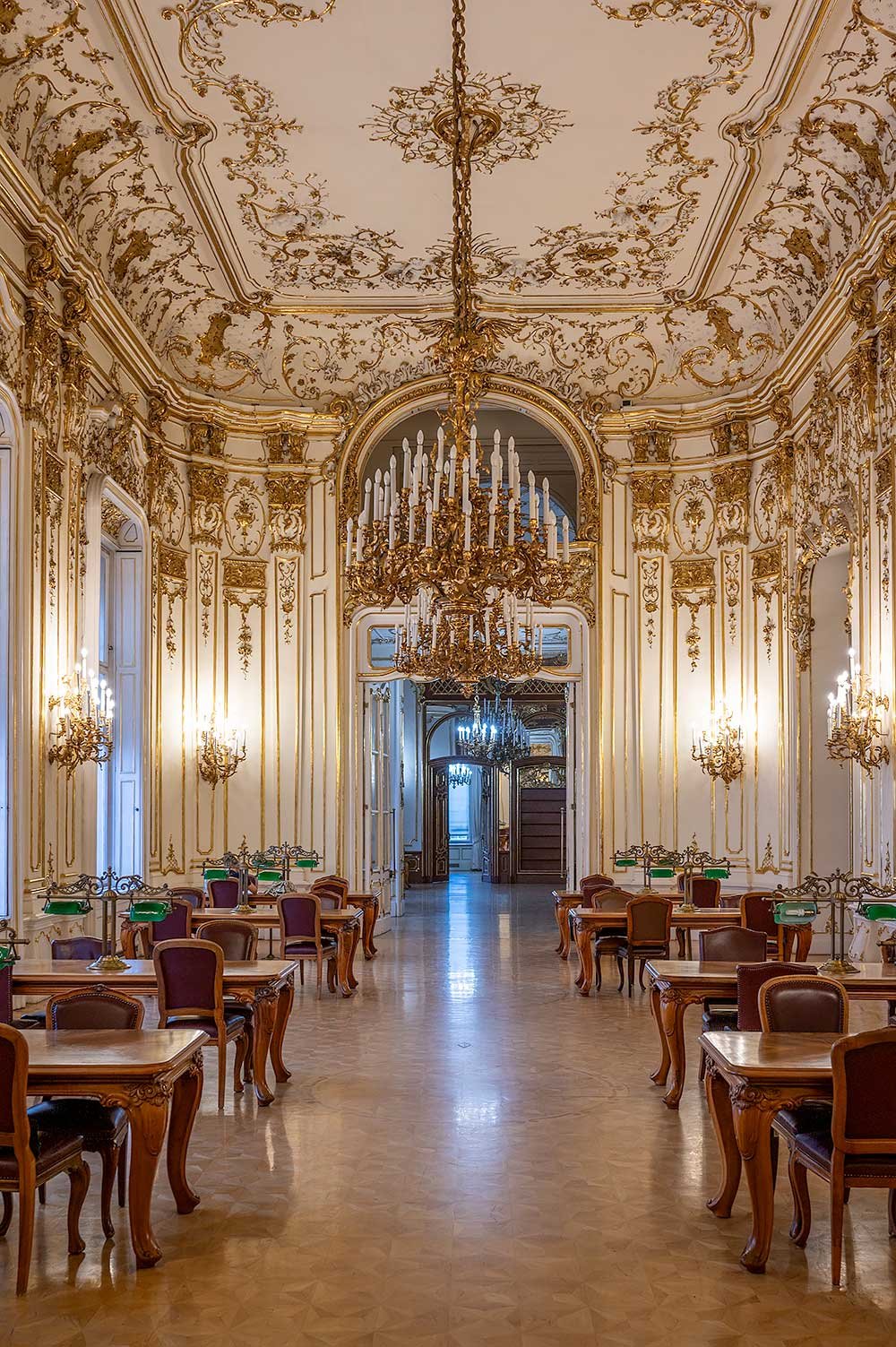 An incredible hidden gem in Budapest is the Metropolitan Ervin Szabó Library inside the Wenckheim Palace, one of the best things to do in Budapest