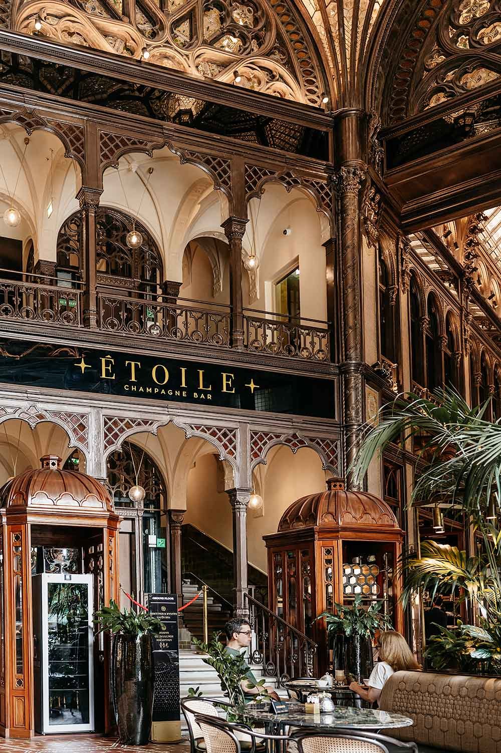 Champagne Bar at Parisi Passage, a hidden gem in Budapest and a must-see
