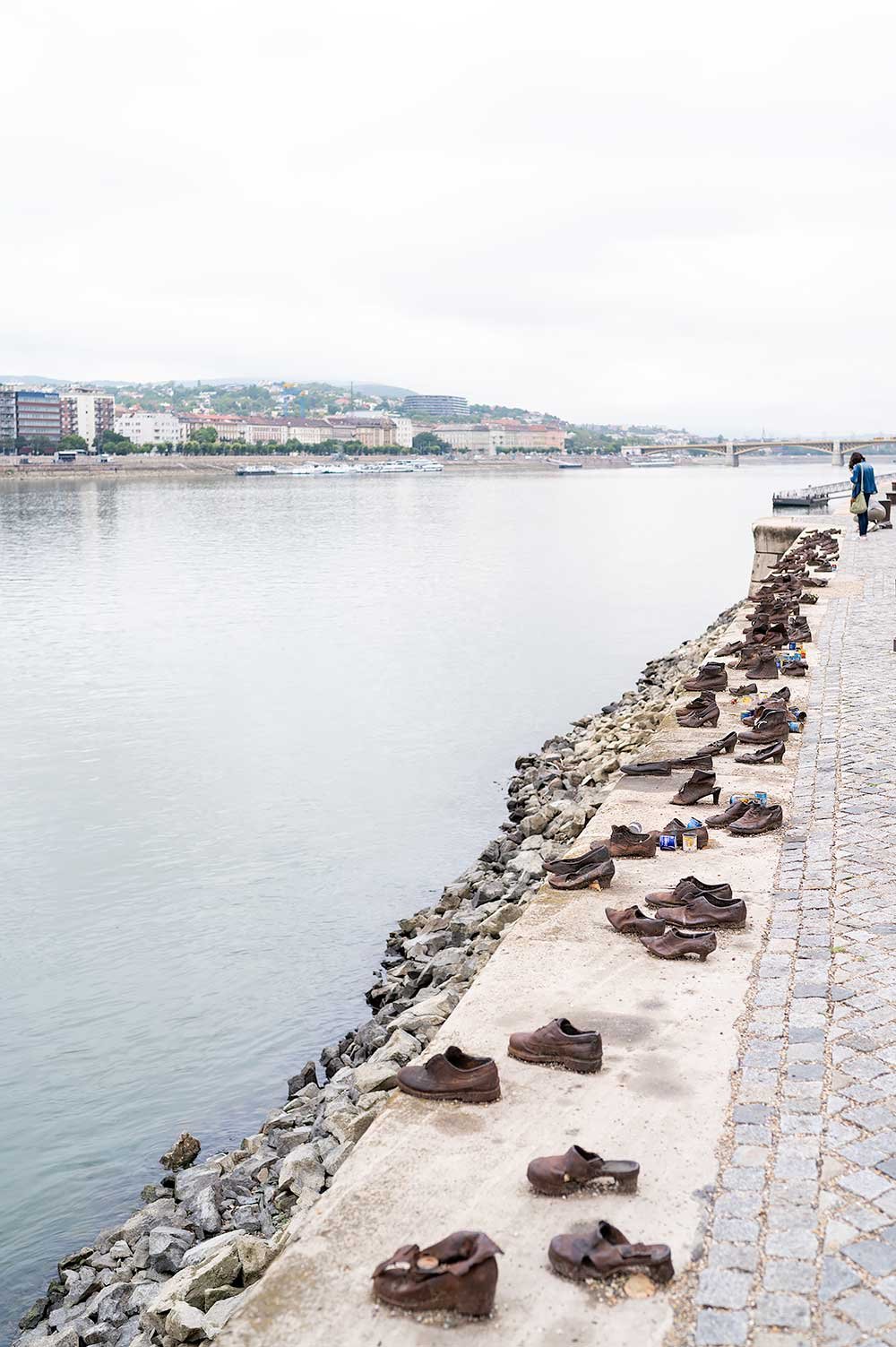 Shoes on the Danube Bank memorial in Budapest