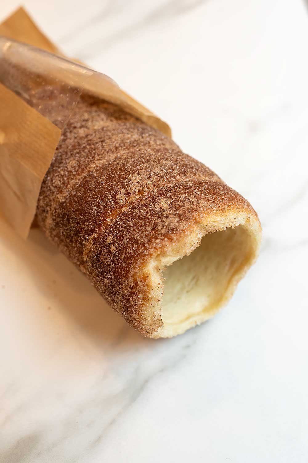 Chimney cake in Budapest
