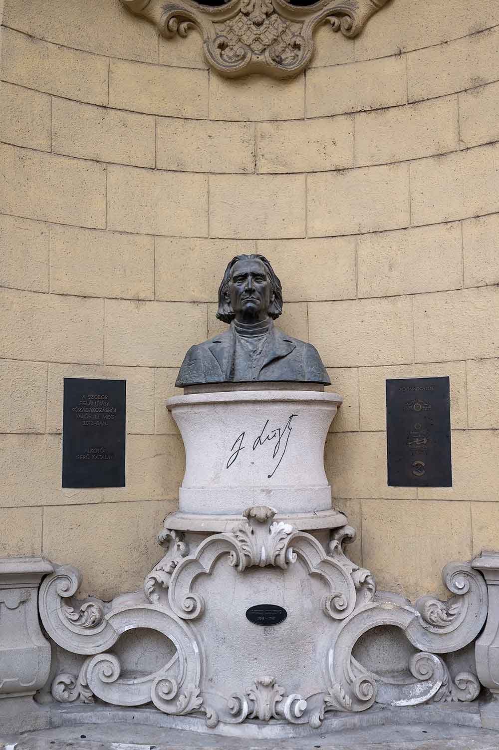 Statue of Franz Liszt in Budapest
