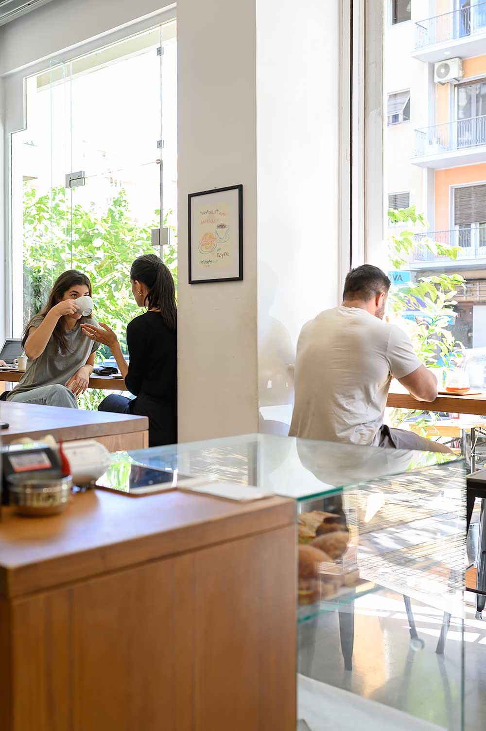 Foyer Espresso Bar is one of the most popular cafes in Athens for great coffee