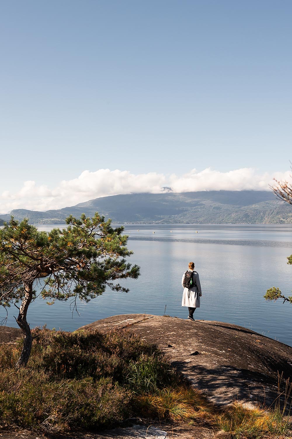 Hereiane picnic area at the Hardangerfjord near Bergen