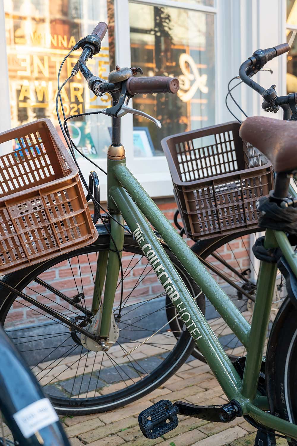 Bicycles for hotel guests of The Collector hotel in The Hague